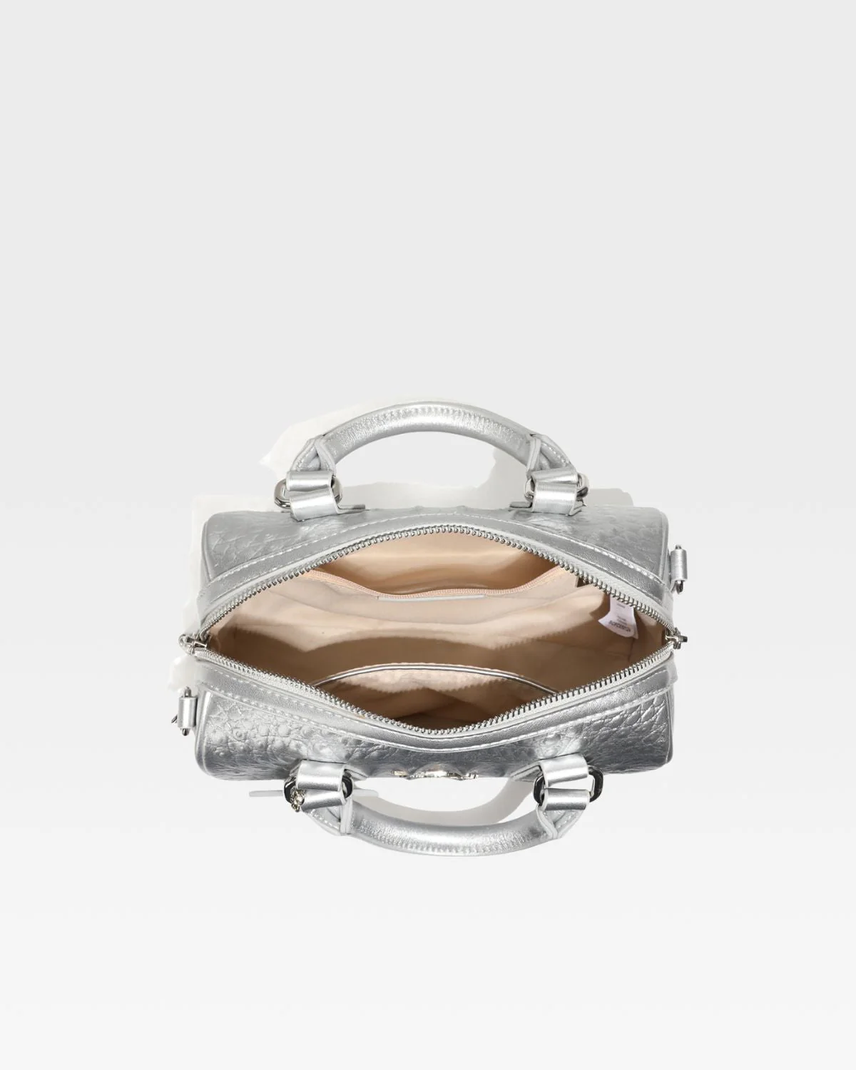 Statement Baddie Purse in Silver - Image 6