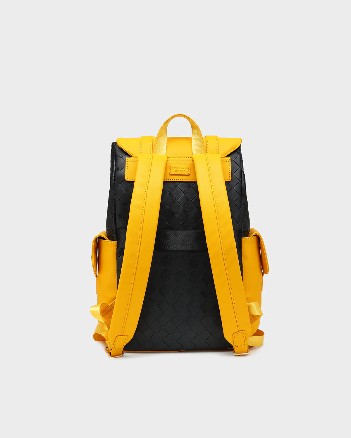 Bodega Explorer Backpack in Black & Yellow - Image 4