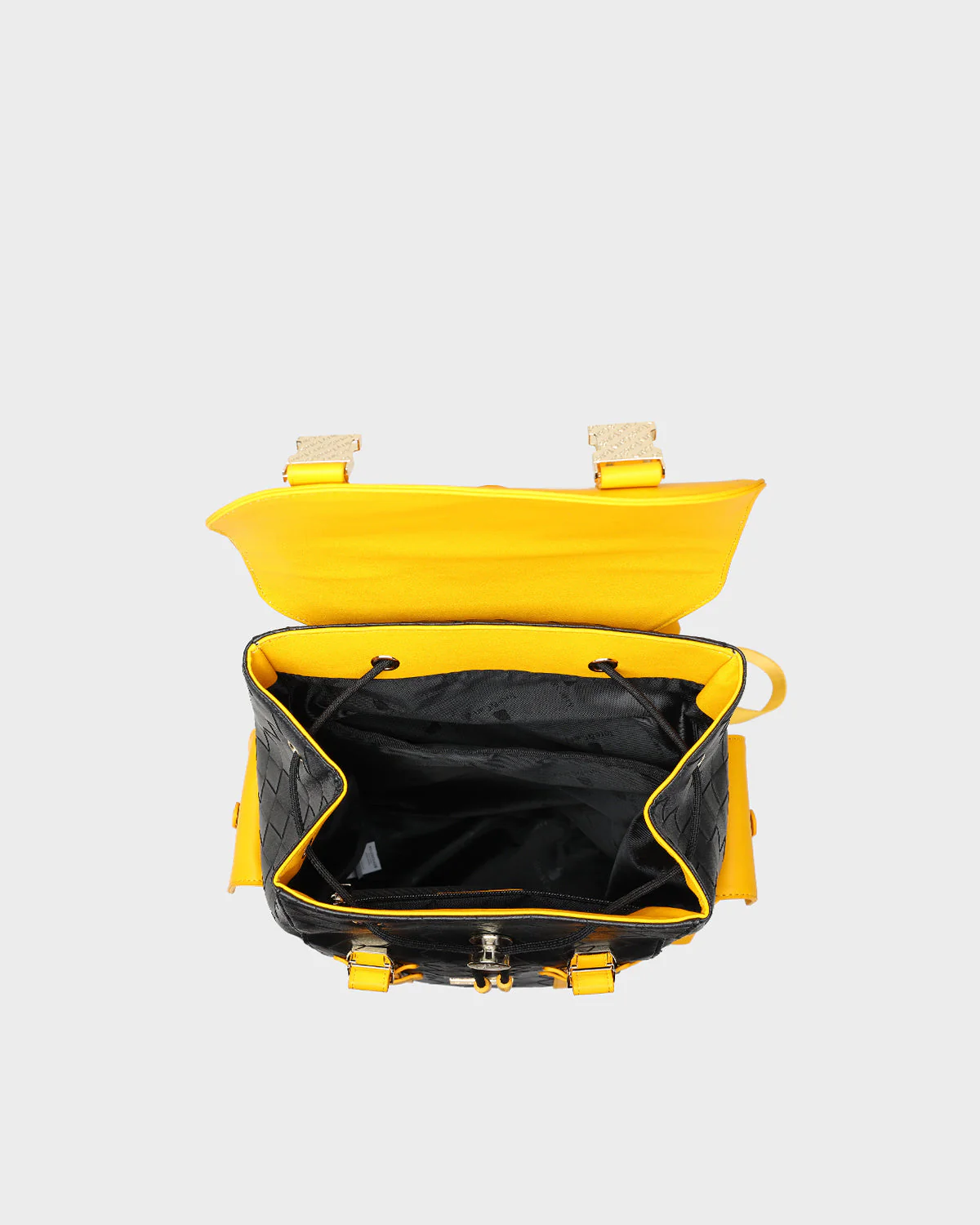 Bodega Explorer Backpack in Black & Yellow - Image 6