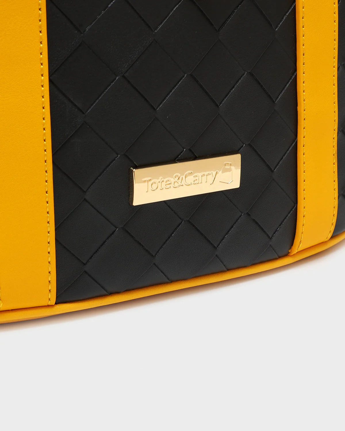 Bodega Explorer Rolling Duffle Set in Black Yellow - Image 9