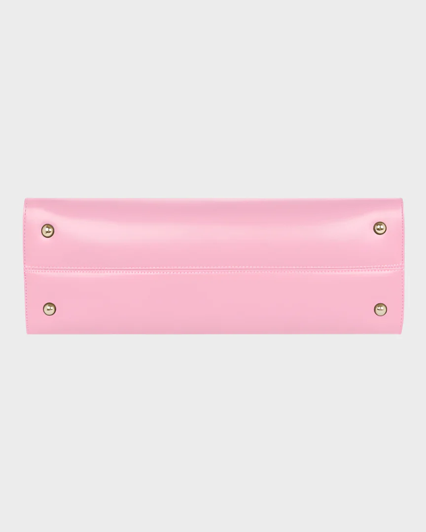 Lisse Mini Tote Bag in Bubble Gum - Image 16