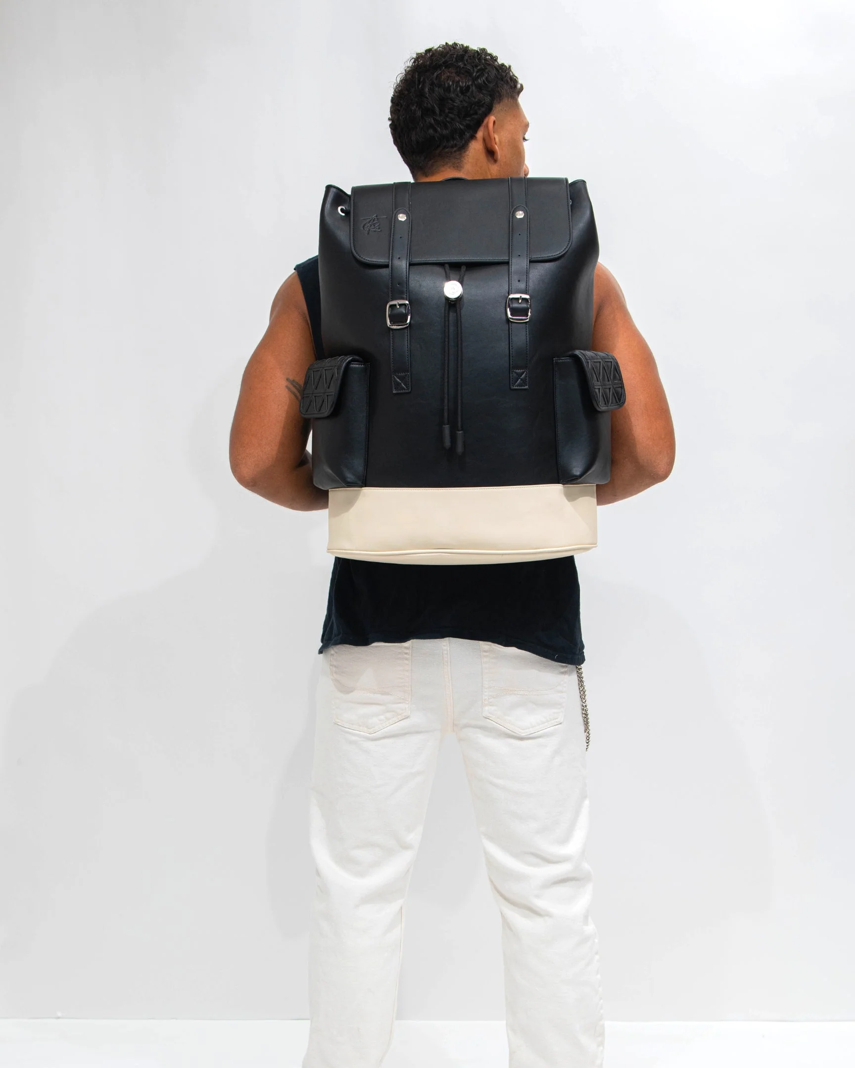 Multiway Jetsetter Backpack in Black - Image 6