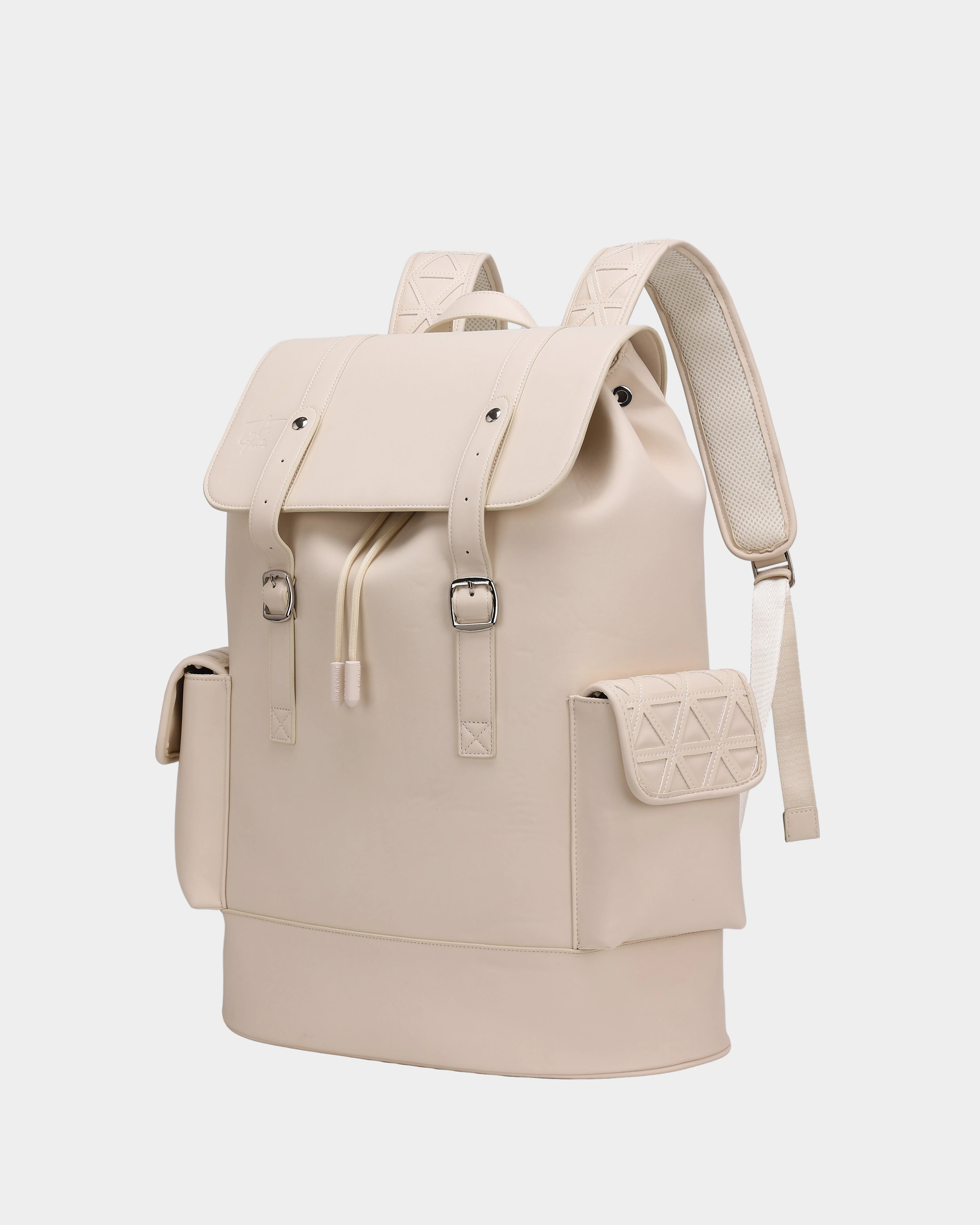 Multiway Jetsetter Backpack in Cream White - Image 3