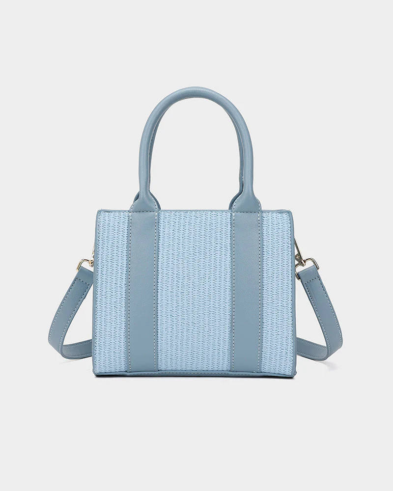 Pebble Mini Tote Bag in Blue - Image 4