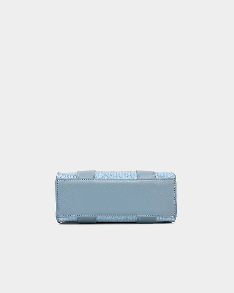 Pebble Mini Tote Bag in Blue - Image 6