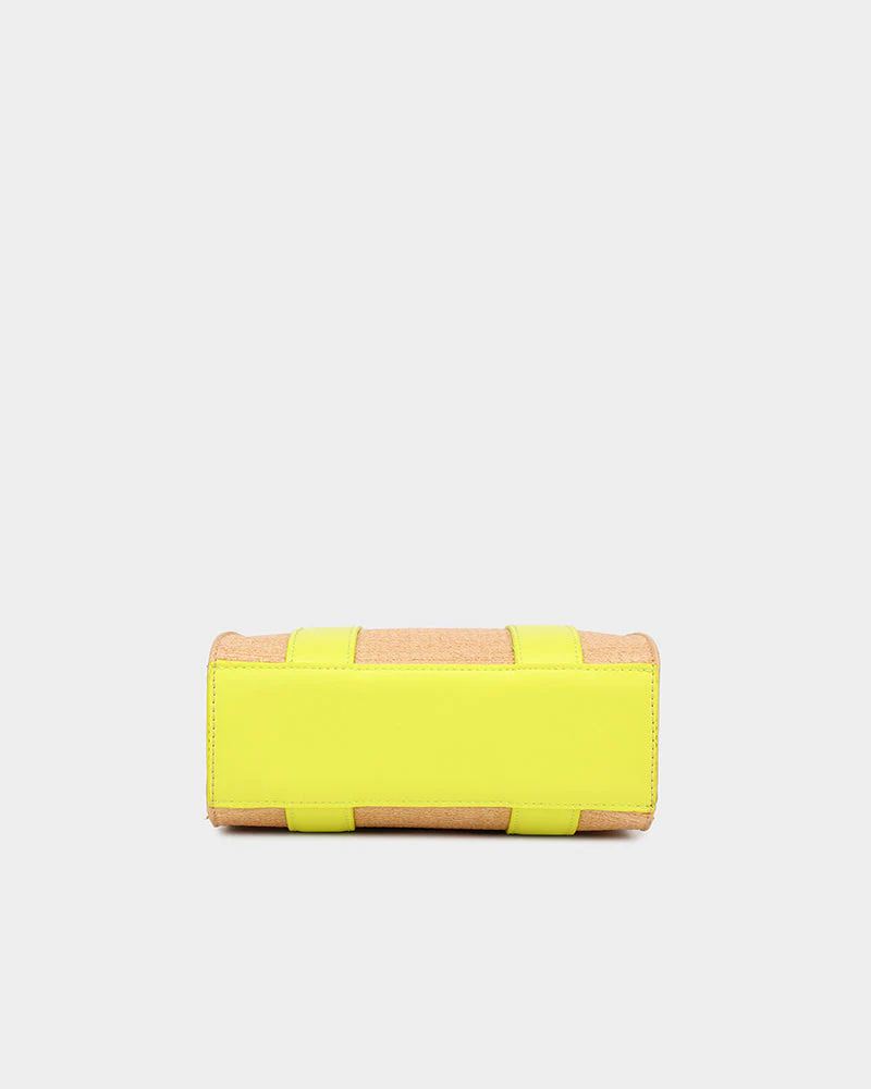 Pebble Mini Tote Bag in Yellow - Image 5
