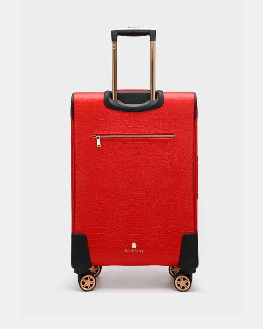 Statement 2-Piece Luggage Set in Red - Image 5