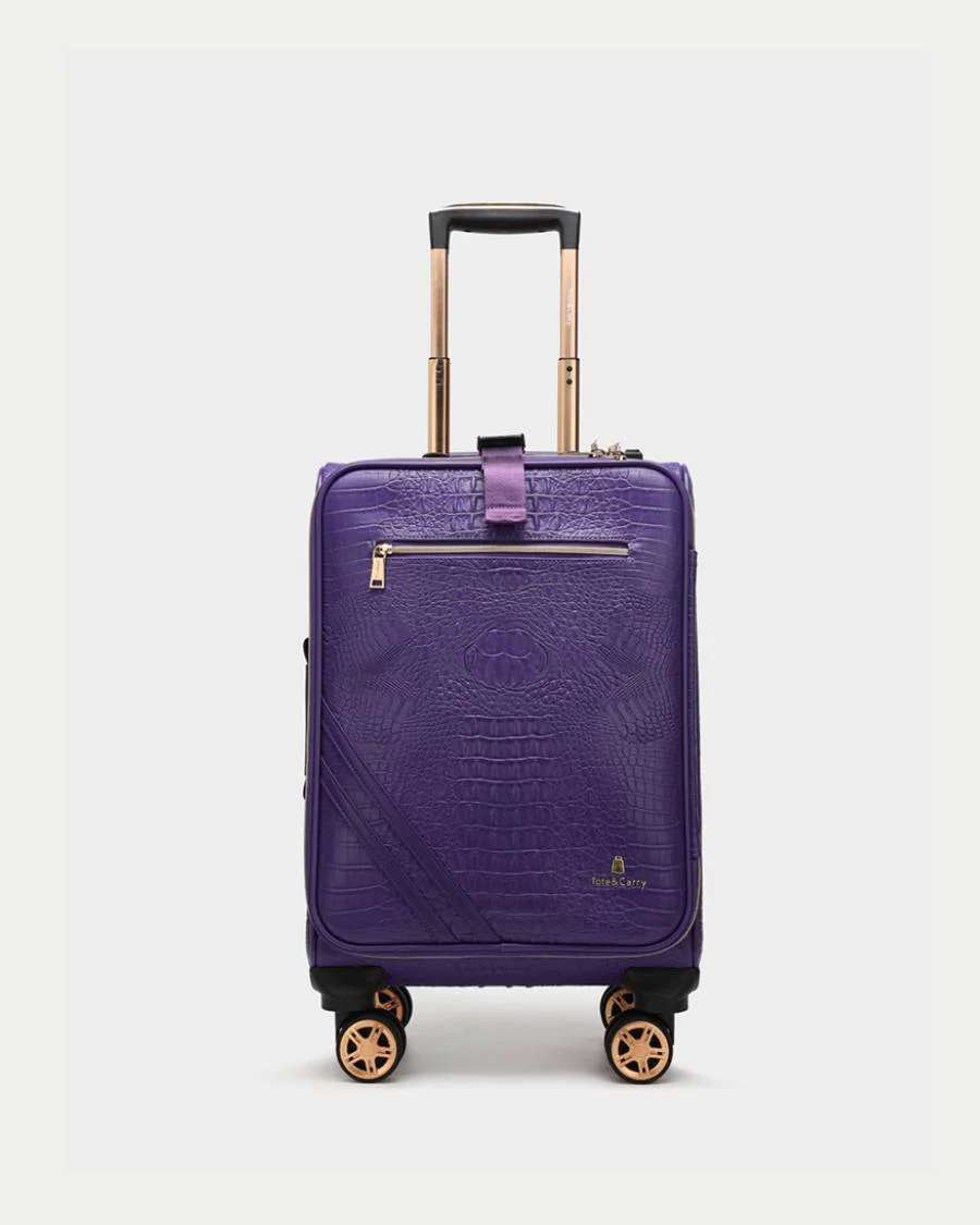 Statement Carry-On Kit in Purple - Image 5