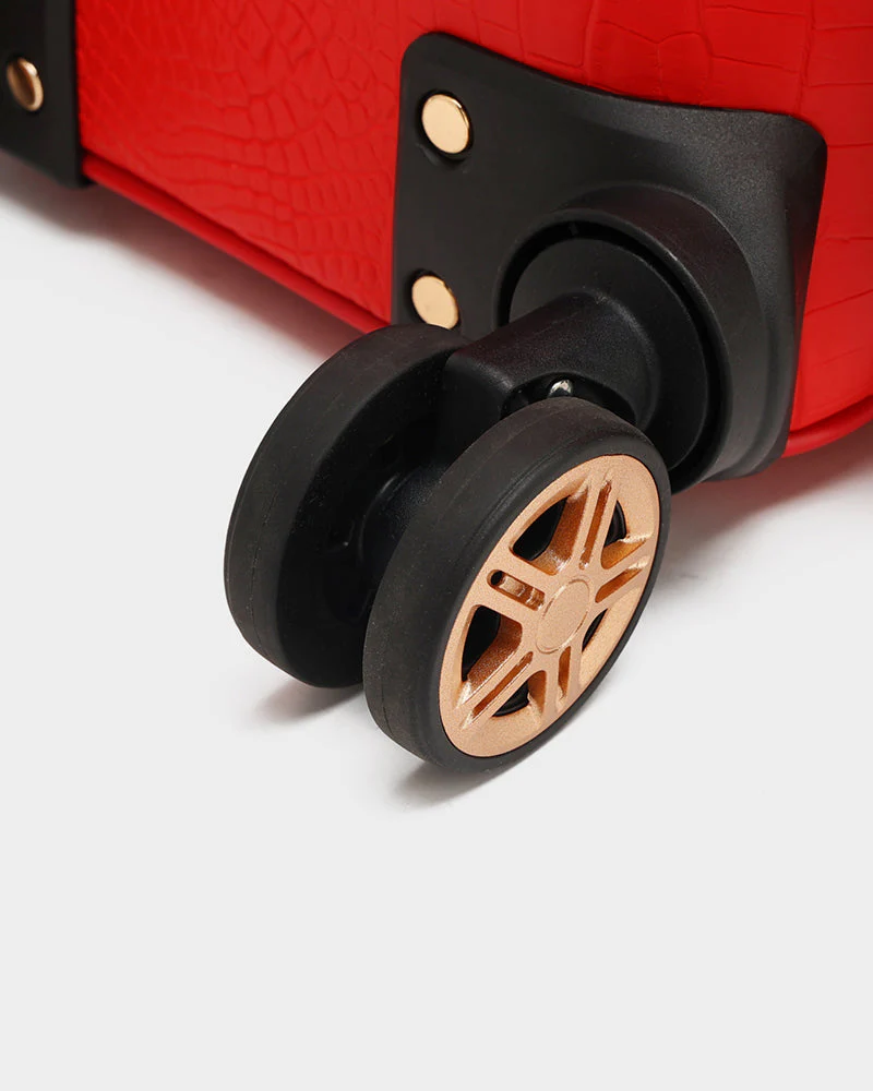 Statement 2-Piece Luggage Set in Red - Image 20