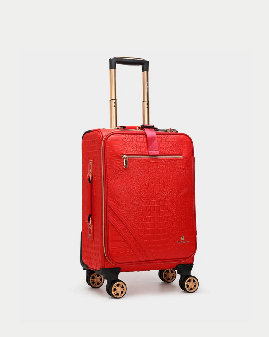 Statement 2-Piece Luggage Set in Red - Image 11