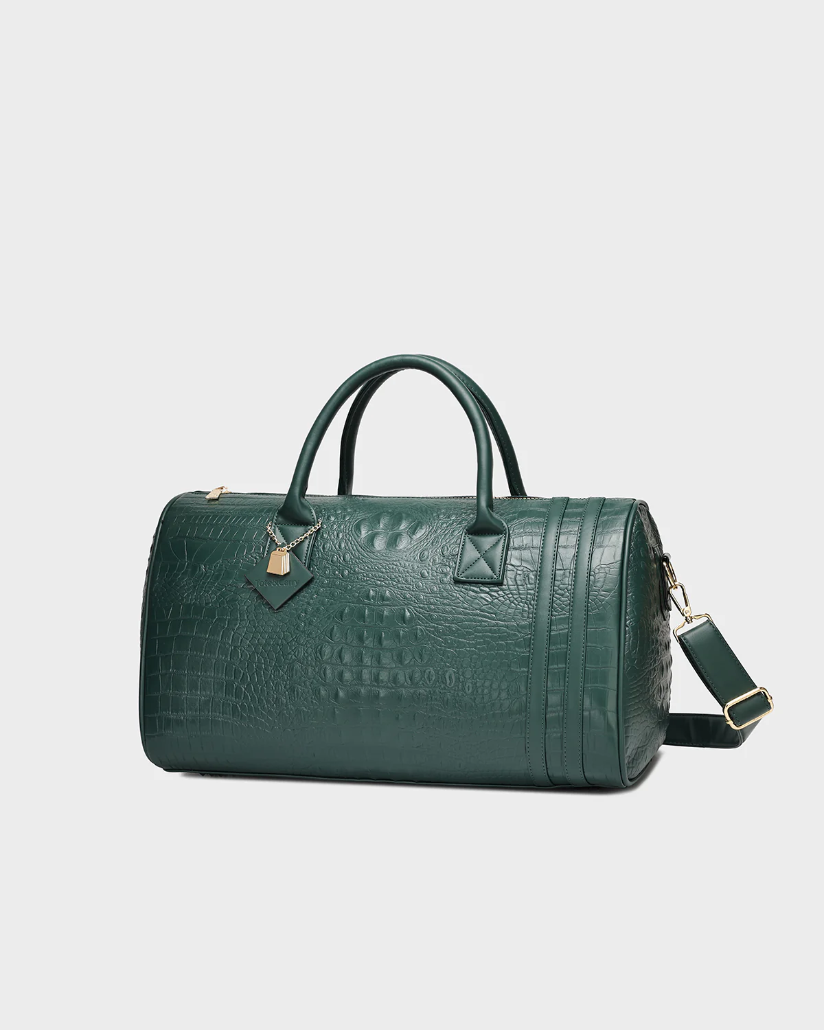 Statement Overnight Travel Set in Emerald Green - Image 10