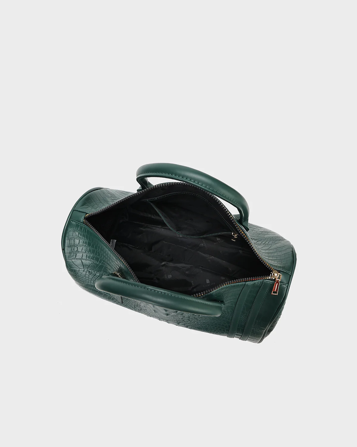 Statement Overnight Travel Set in Emerald Green - Image 12
