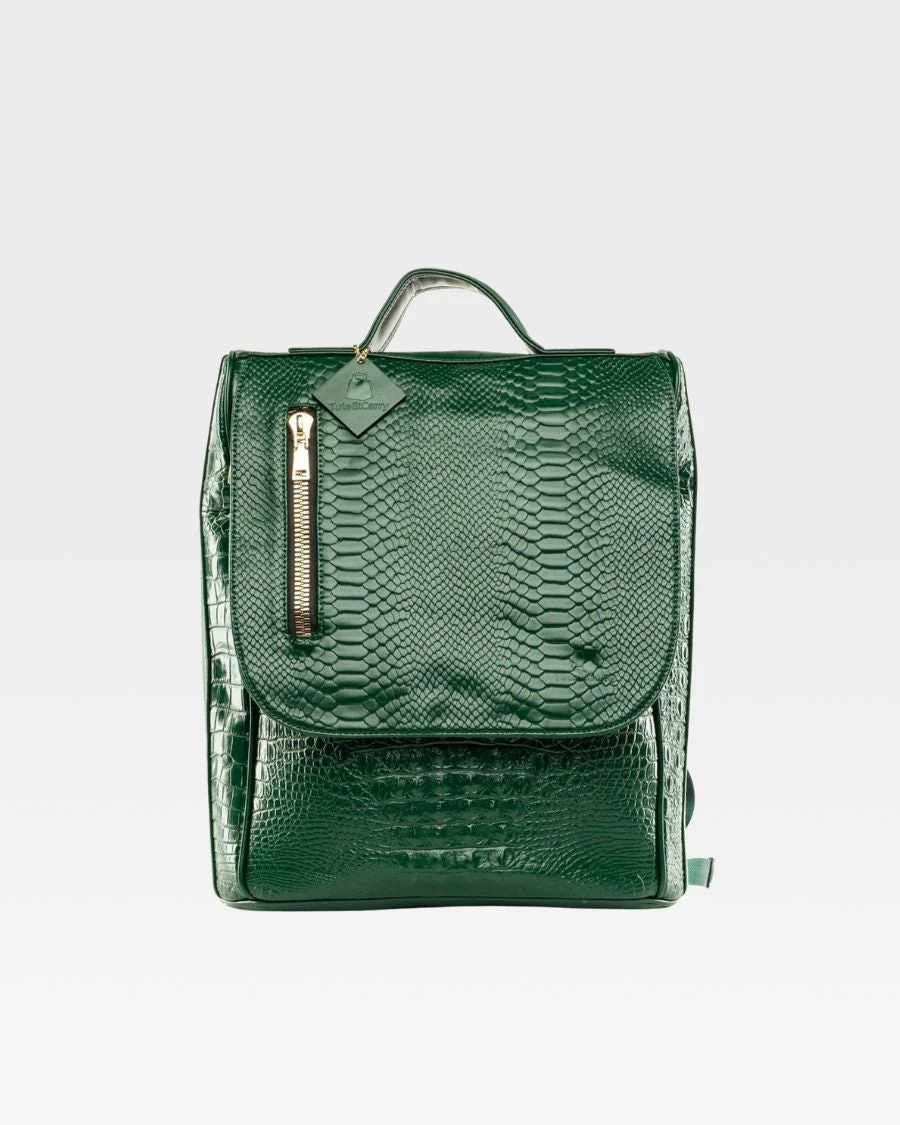 Statement Weekender Travel Set in Emerald Green - Image 3