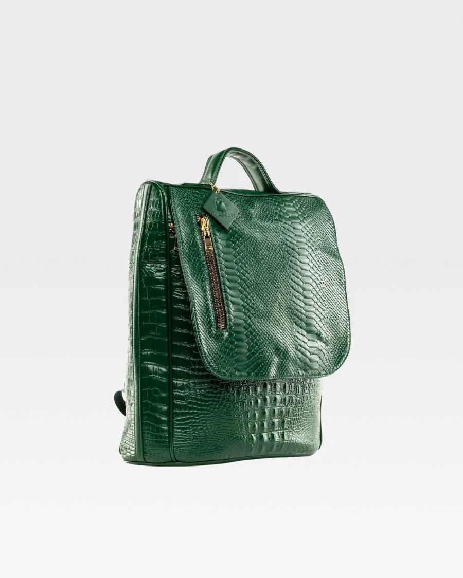 Statement Weekender Travel Set in Emerald Green - Image 4